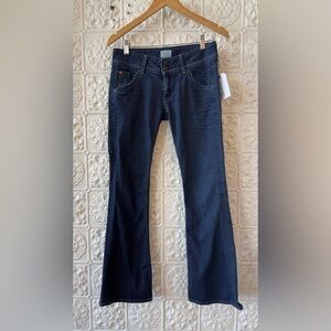 Hudson Vintage Y2K 2000s Low Rise Flare Boot Cut Jeans, 27